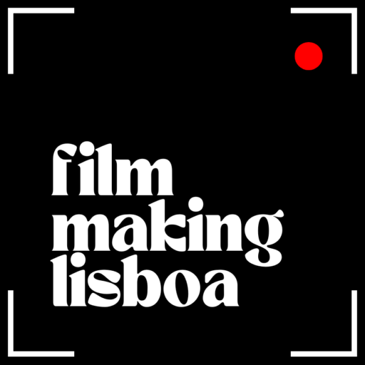 filmmaking lisboa with camera's recording mode framing and red light